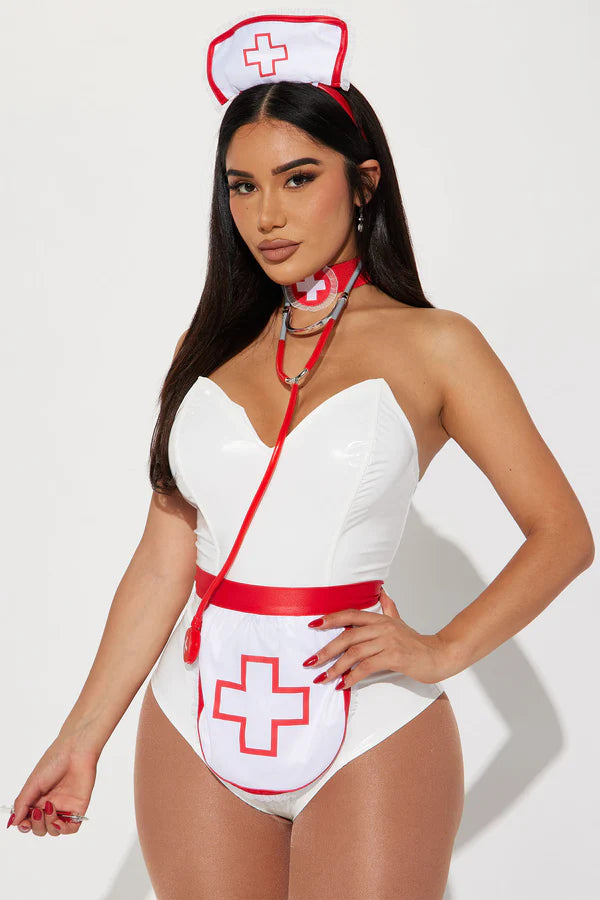 Best In Class School Nerd 3 Piece Costume Set - White/combo