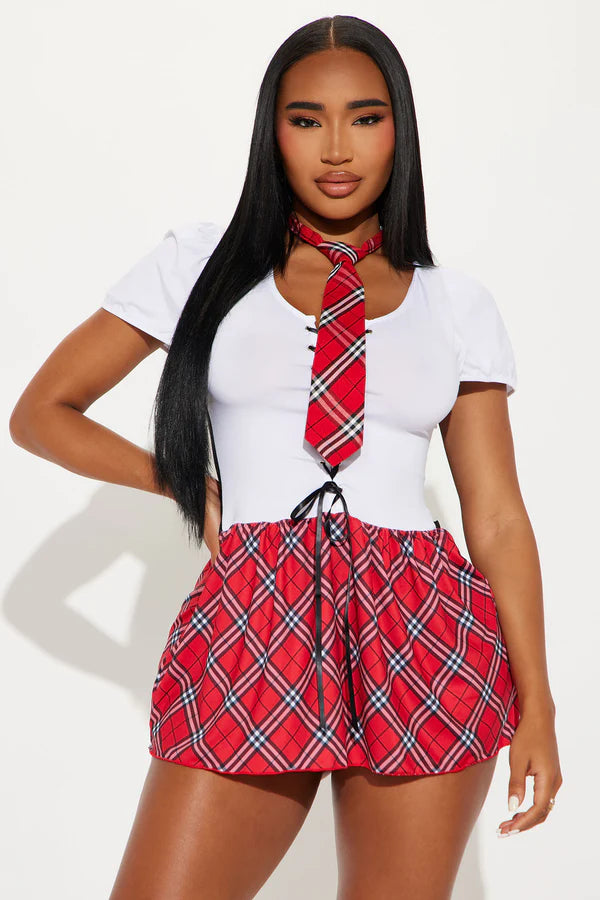 Best In Class School Nerd 3 Piece Costume Set - White/combo