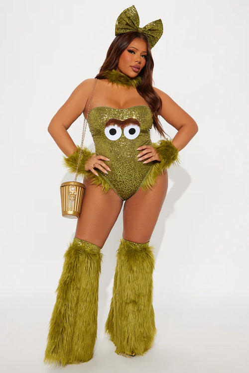 Cranky Creature 6 Piece Costume Set - Green
