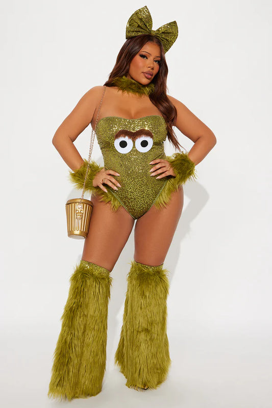 Cranky Creature 6 Piece Costume Set - Green