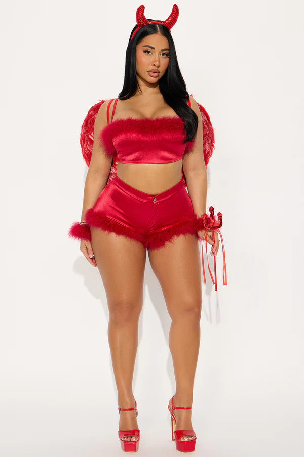 Devillicious 6 Piece Costume Set - Red