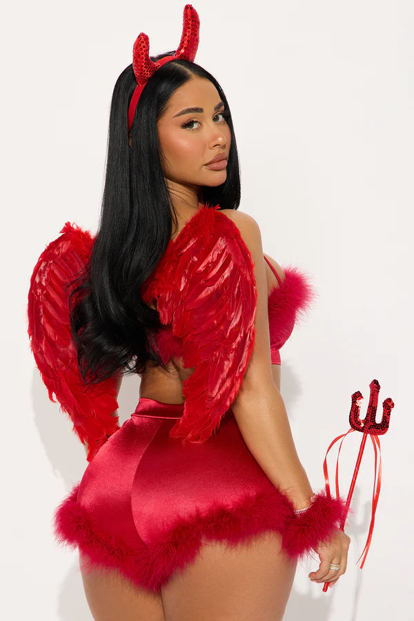 Devillicious 6 Piece Costume Set - Red