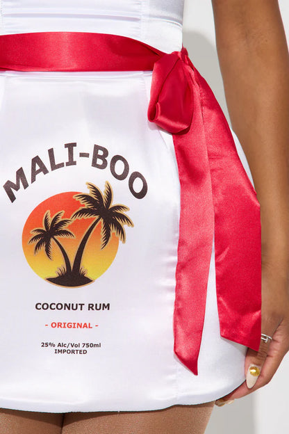 Mali-Boo Rum Babe 3 Piece Costume Set - Silver