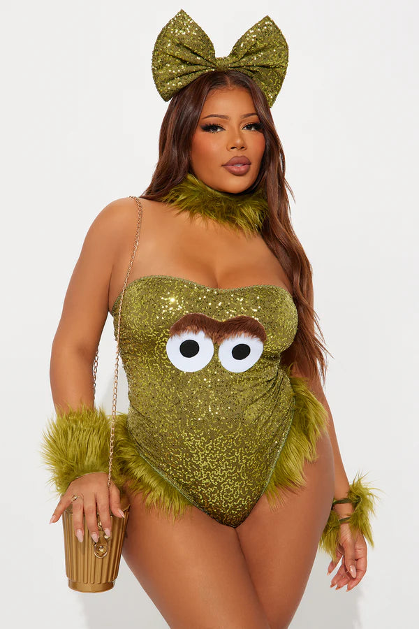 Cranky Creature 6 Piece Costume Set - Green
