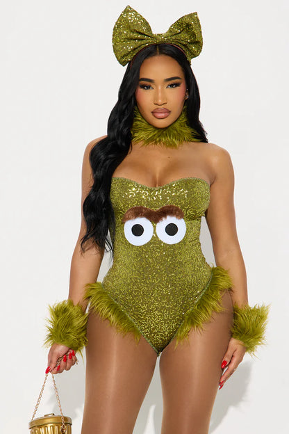 Cranky Creature 6 Piece Costume Set - Green