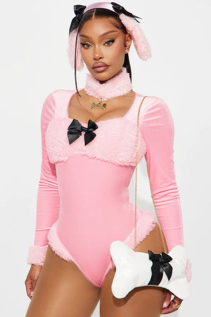 Frenchie Poodle 3 Piece Costume Set - Pink