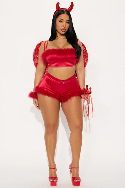 Devillicious 6 Piece Costume Set - Red
