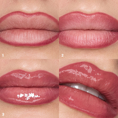 HUDA BEAUTY Makeout Sesh Lip Duo Rosy Nudes - Set Pour Les Lèvres